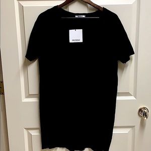 Zara Black Knit Mini Dress S